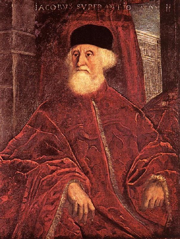 Tintoretto Portrait of Jacopo Soranzo China oil painting art