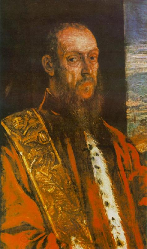 Tintoretto Portrait of Vincenzo Morosini